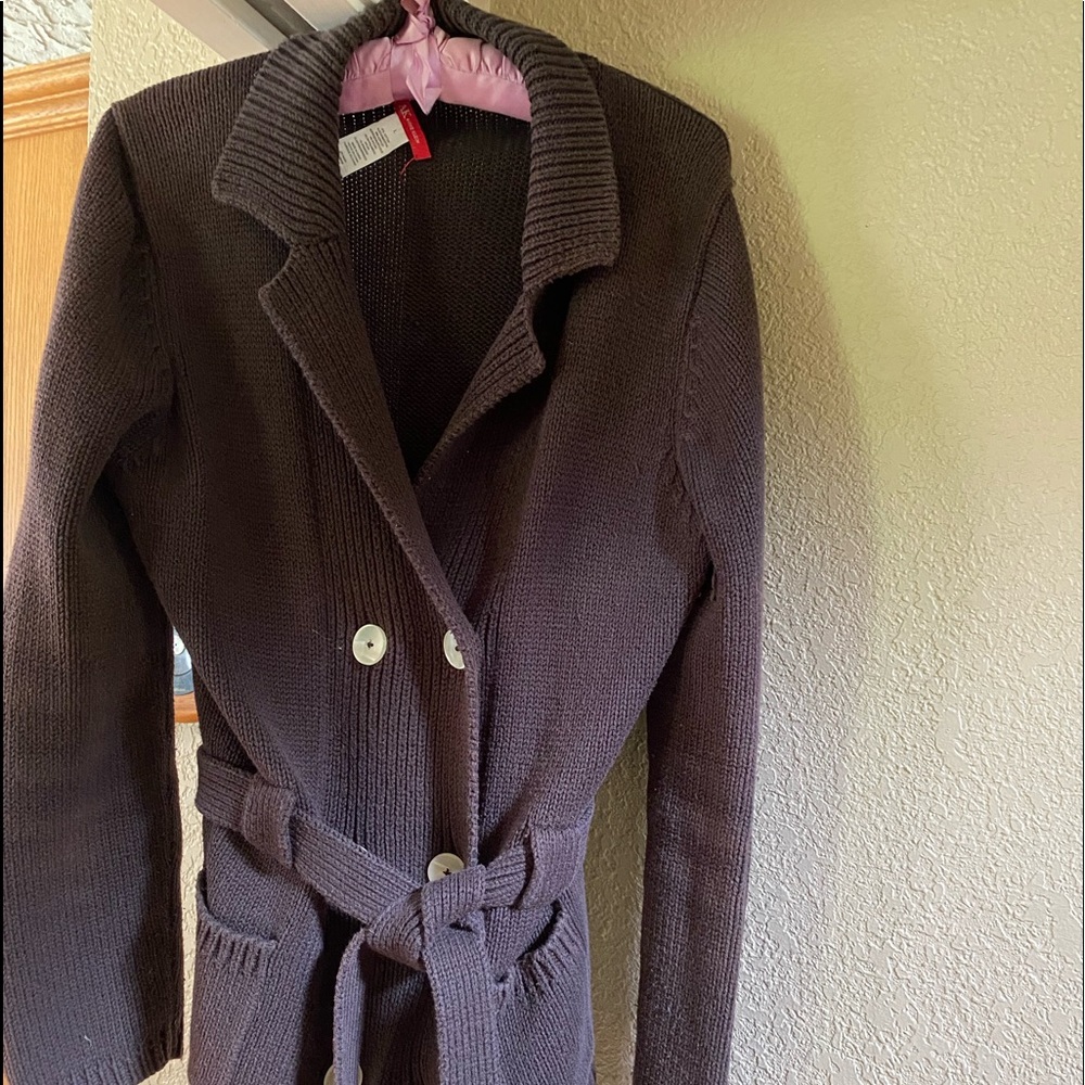 Anne Klein double breasted sweater